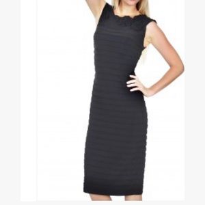 CATHAYA Black Rosette MD0498 Dress Size 10